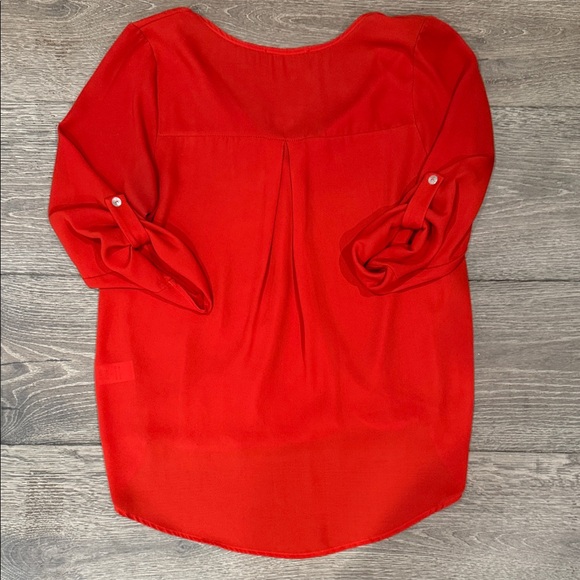 West Kei Vibrant Red Blouse - Picture 3 of 4
